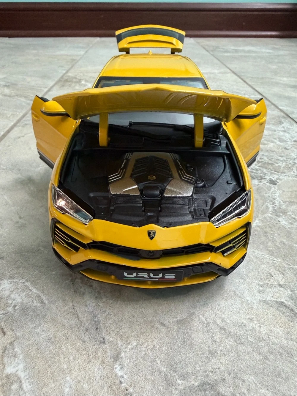 Lamborghini Urus Yellow Diecast Car